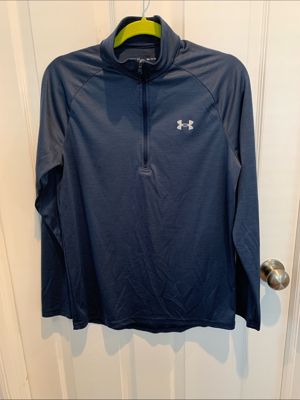 Under Armour Men's Navy Half-Zip Performance Pullover Medium
